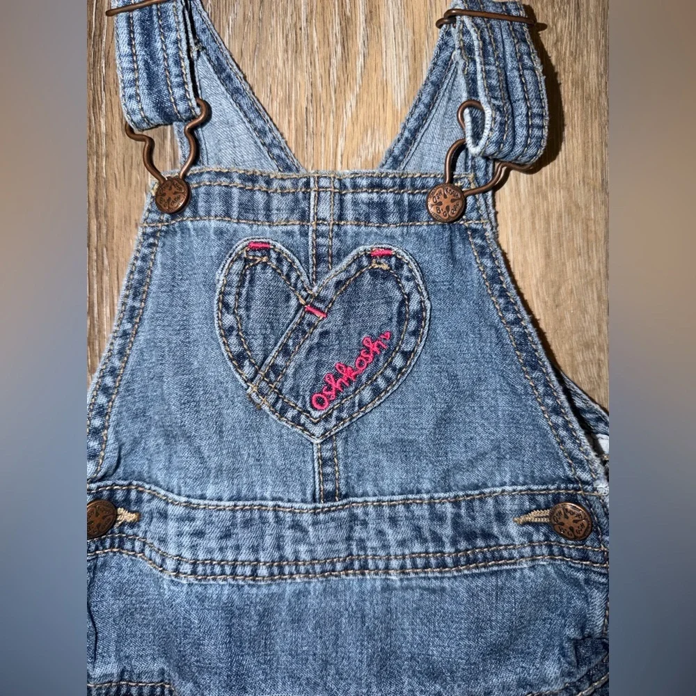 Vintage Oshkosh B'gosh Denim Overall Dress LOVE